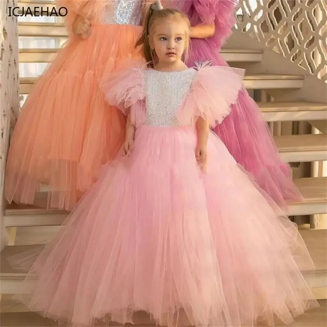 ICJAEHAO Girl Weddings Birthday Party Sequins Dresses Quinceanera Kids Pageant Evening Gowns Robe Girls First Communion
ICJAEHAO Girl Weddings Birthday Party Sequins Dresses Quinceanera Kids Pageant Evening Gowns Robe Girls First Communion