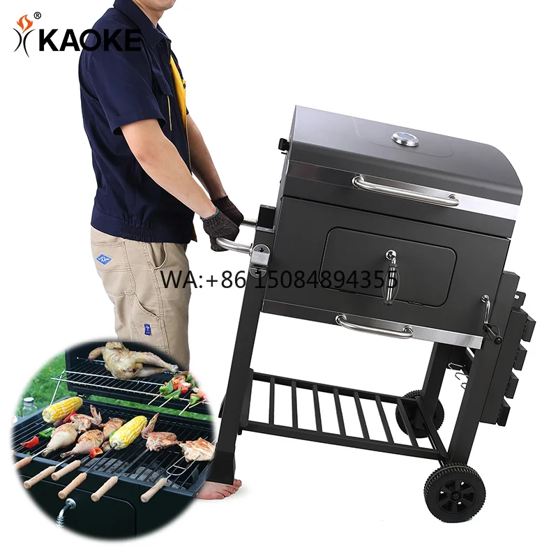 24 Inch Square Grill Barbecue With Side Panel Outdoor Use Custom BBQ Grill Charcoal Barbeque
24 Inch Square Grill Barbecue With Side Panel Outdoor Use Custom BBQ Grill Charcoal Barbeque