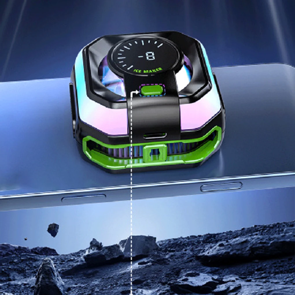 Трехскоростной цифровой дисплей RBG с эффектом освещения, магнитный кулер для мобильного телефона, полупроводниковый охлаждающий вентилятор, аксессуары для телефонов
Трехскоростной цифровой дисплей RBG с эффектом освещения, магнитный кулер для мобильного телефона, полупроводниковый охлаждающий вентилятор, аксессуары для телефонов