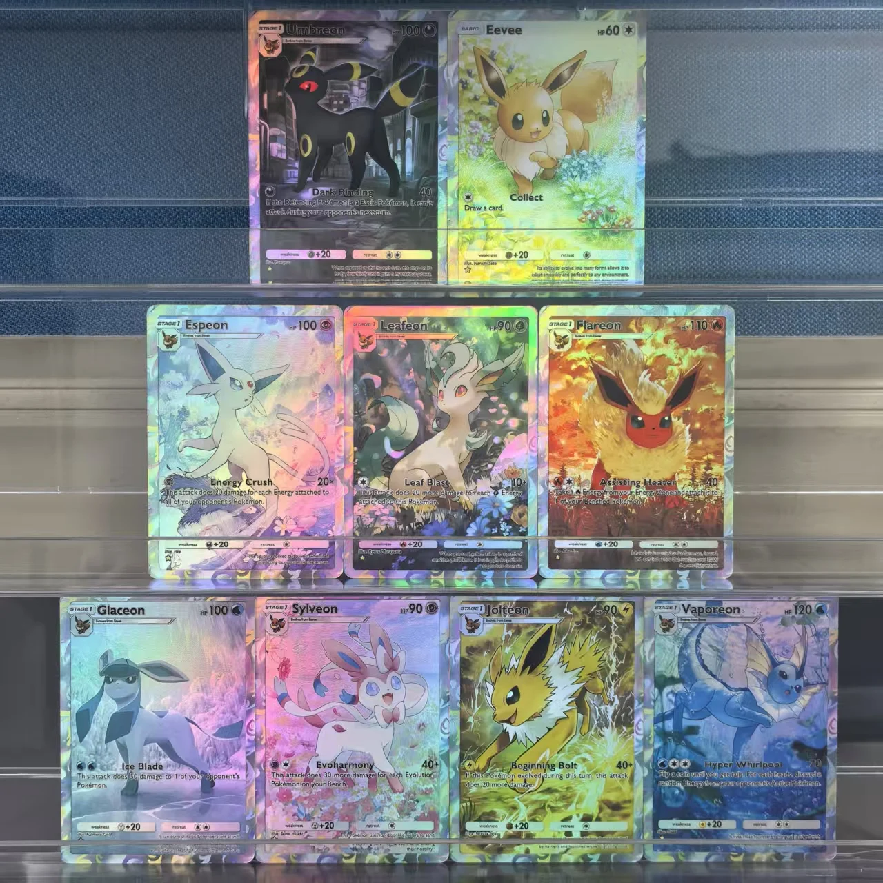 9 шт. TCG Pokemon POCKET английские коллекционные карты Umbreon Eevee Sylveon Flareon Glaceon Espeon классическая игра аниме карты подарочные игрушки
9 шт. TCG Pokemon POCKET английские коллекционные карты Umbreon Eevee Sylveon Flareon Glaceon Espeon классическая игра аниме карты подарочные игрушки