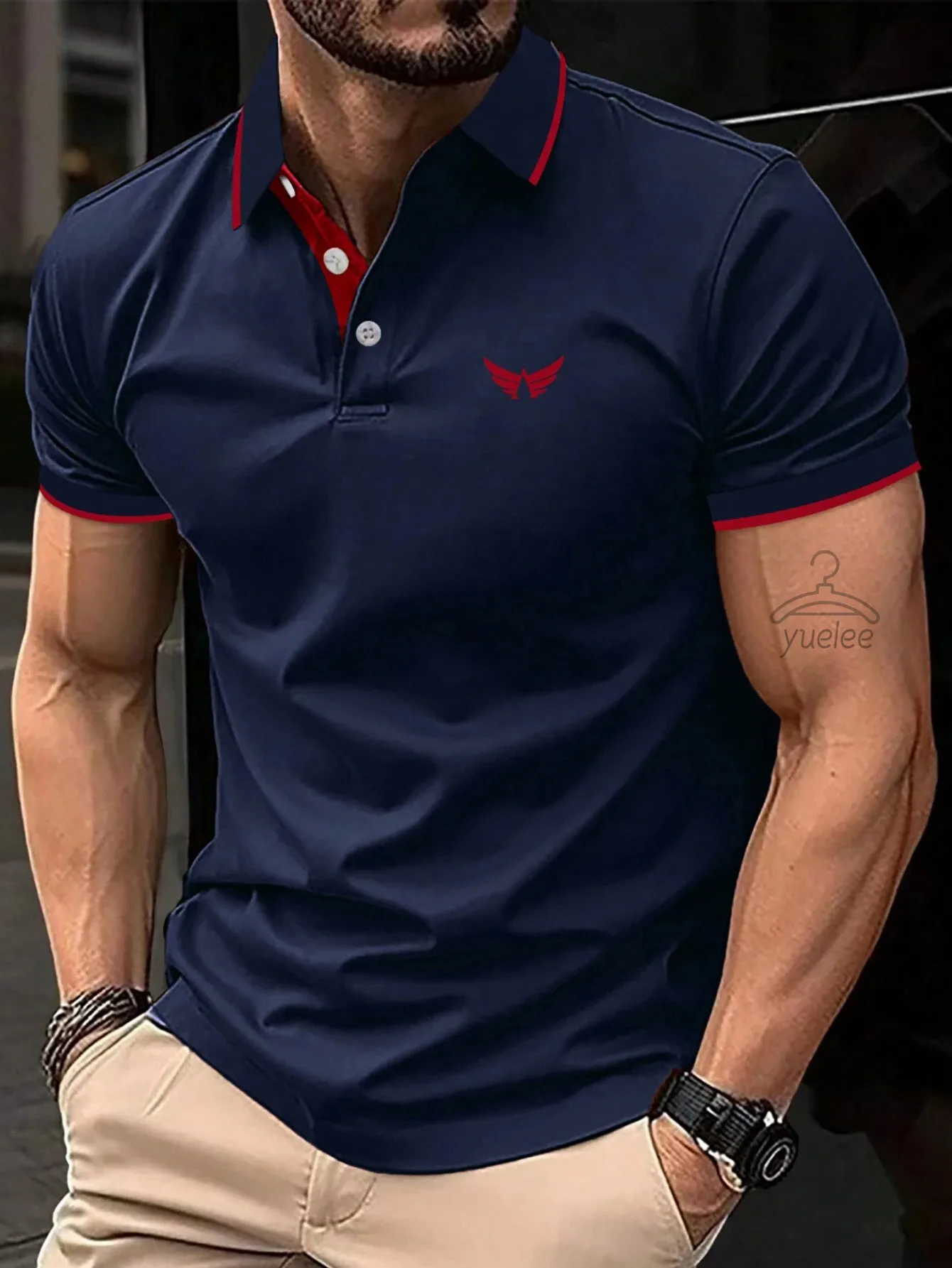 2024 Breathable New Summer Men's T-Shirts Business and Casual Polo Fashionable Short Sleeved Clothing Solid Color Comfortable
2024 Breathable New Summer Men's T-Shirts Business and Casual Polo Fashionable Short Sleeved Clothing Solid Color Comfortable