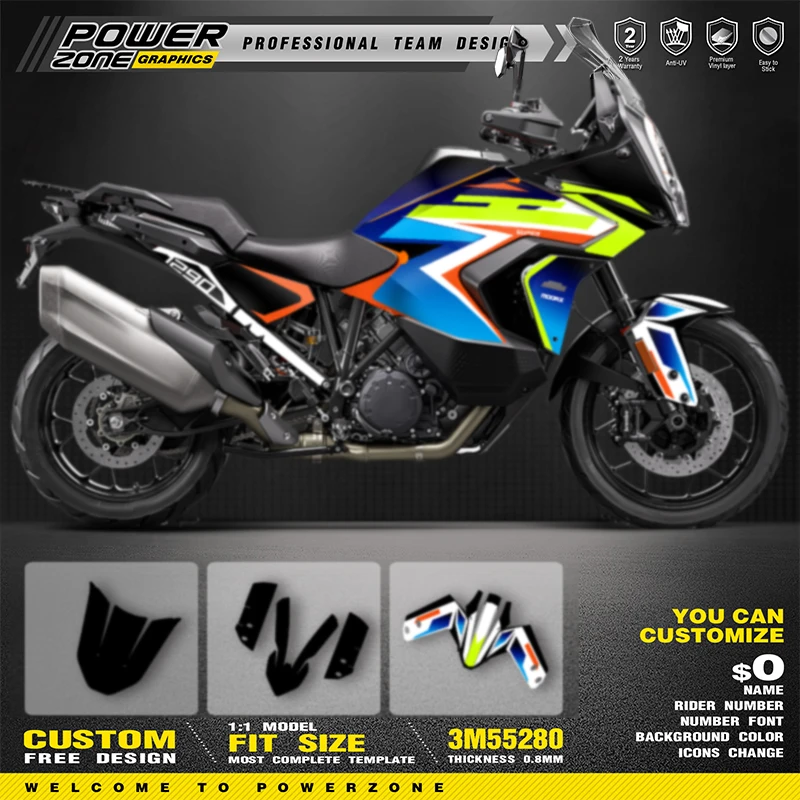 PowerZone Custom Graphics Backgrounds Decals for Stickers Kit For KTM ADVENTURE SUPERMOTO 2021 2022 2023 ADV1290 R S ADV-R 03
PowerZone Custom Graphics Backgrounds Decals for Stickers Kit For KTM ADVENTURE SUPERMOTO 2021 2022 2023 ADV1290 R S ADV-R 03