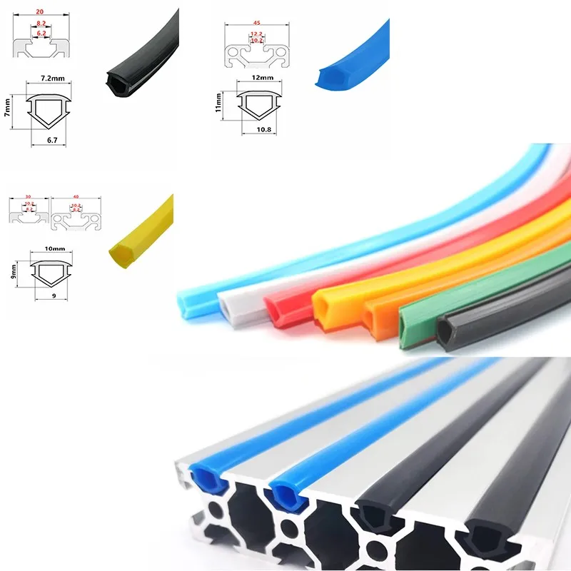 10 meters 20/30/40/50 Series 6mm/8mm /10mm Flat Seal for 2020 Aluminum Profile Soft Slot Cover/ Panel Holder C-Beam Machine CNC
10 meters 20/30/40/50 Series 6mm/8mm /10mm Flat Seal for 2020 Aluminum Profile Soft Slot Cover/ Panel Holder C-Beam Machine CNC
