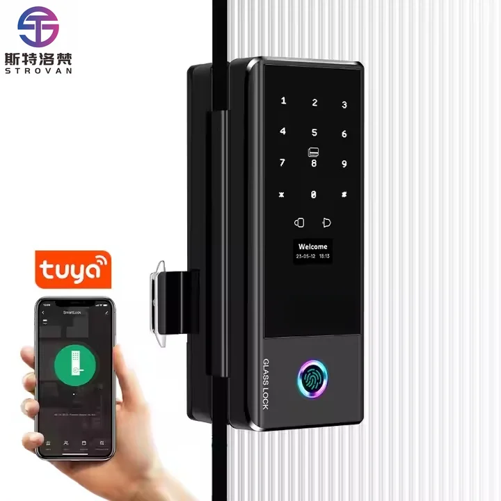 ZXHK Tuya Smart App Biometric Fingerprint Smart Lock for Glass Door Right&Left Direction Adjustable
ZXHK Tuya Smart App Biometric Fingerprint Smart Lock for Glass Door Right&Left Direction Adjustable