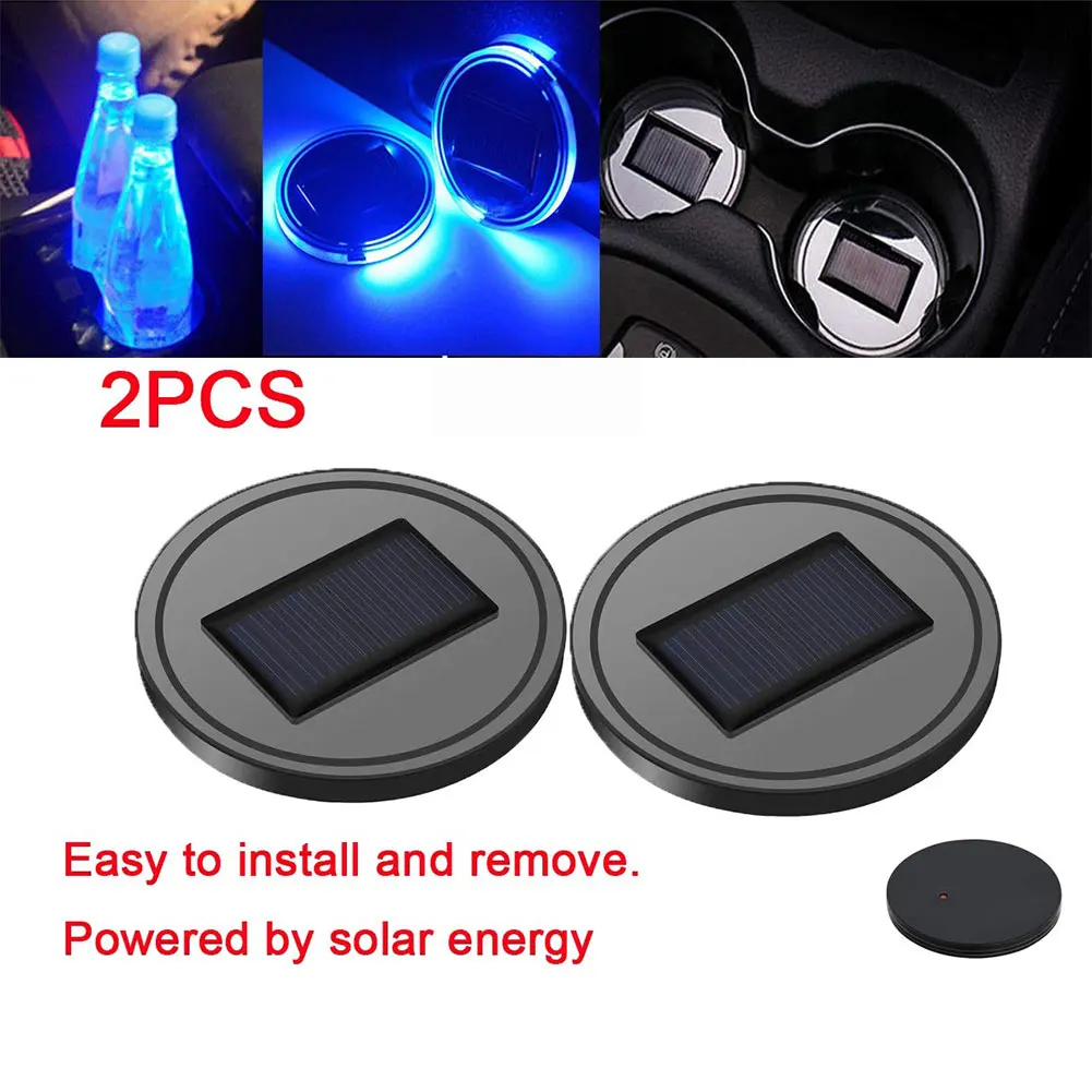 2 pcs Solar LED Cup Pad Coaster for Car Drink Holder Bottle Mat Vibration Sensing Auto On Eco Friendly Durable Non
2 pcs Solar LED Cup Pad Coaster for Car Drink Holder Bottle Mat Vibration Sensing Auto On Eco Friendly Durable Non