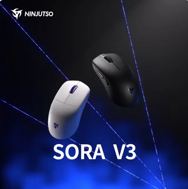 NINJUTSO Sora V3 8K Wireless Gaming Mouse 3.5 Weeks Long Battery Life Dual-Engine 45000DPI Low Latency NinjaForce Drivers FPS 3A
NINJUTSO Sora V3 8K Wireless Gaming Mouse 3.5 Weeks Long Battery Life Dual-Engine 45000DPI Low Latency NinjaForce Drivers FPS 3A