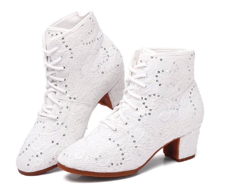 Women's New Fashion Modern & Latin Dance Boots High Top Lace up Shoes Breathable Anti-slip Stage Performance Dancing Shoes
Women's New Fashion Modern & Latin Dance Boots High Top Lace up Shoes Breathable Anti-slip Stage Performance Dancing Shoes
