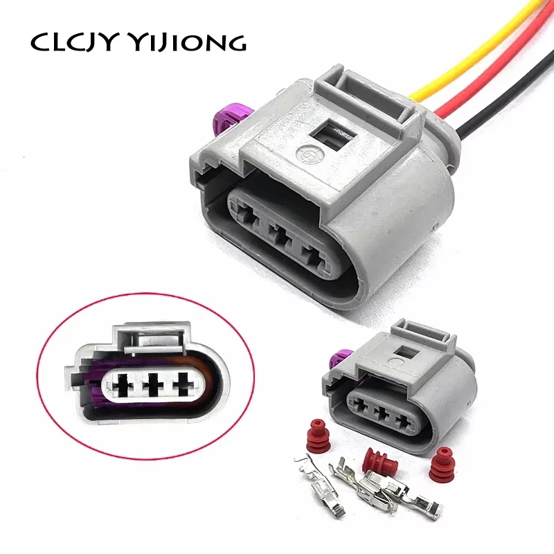 1 Set 3 Pin 1J09737236 1J0973723G 3.5mm Auto Fog Lamp Light Socket Crankshaft Sensor Connector Male Female Plug For VW
1 Set 3 Pin 1J09737236 1J0973723G 3.5mm Auto Fog Lamp Light Socket Crankshaft Sensor Connector Male Female Plug For VW