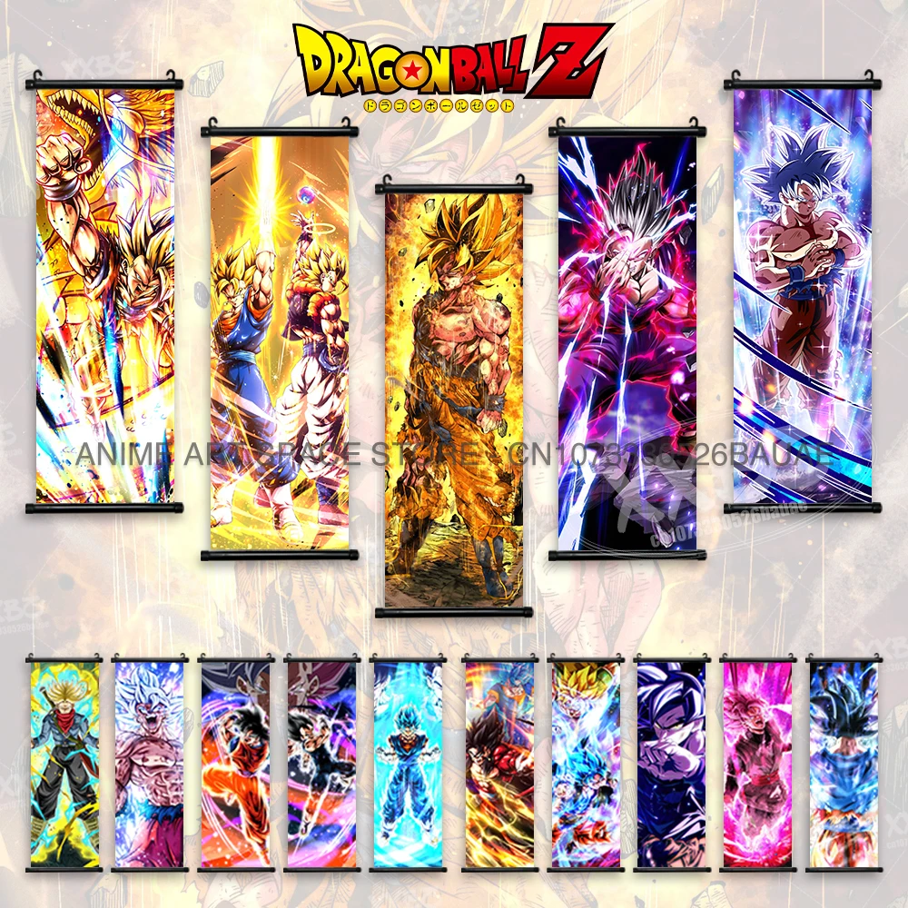 Dragon Ball Z Hanging Painting Goku Anime Poster Room Decor Vegeta Wall Art Decorative Gift Frieza Cartoon Scrolls Picture Goten
Dragon Ball Z Hanging Painting Goku Anime Poster Room Decor Vegeta Wall Art Decorative Gift Frieza Cartoon Scrolls Picture Goten