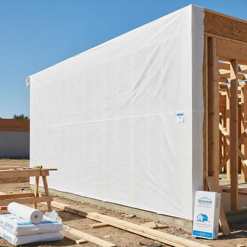 Building Envelope Film 9 x 75 ft For Residential Construction Commercial Projects Renovation Protection 0.13 mm Thick Vapor Barrier Tear-resistant Heavy Duty Plastic Sheeting Covering White
Building Envelope Film 9 x 75 ft For Residential Construction Commercial Projects Renovation Protection 0.13 mm Thick Vapor Barrier Tear-resistant Heavy Duty Plastic Sheeting Covering White
