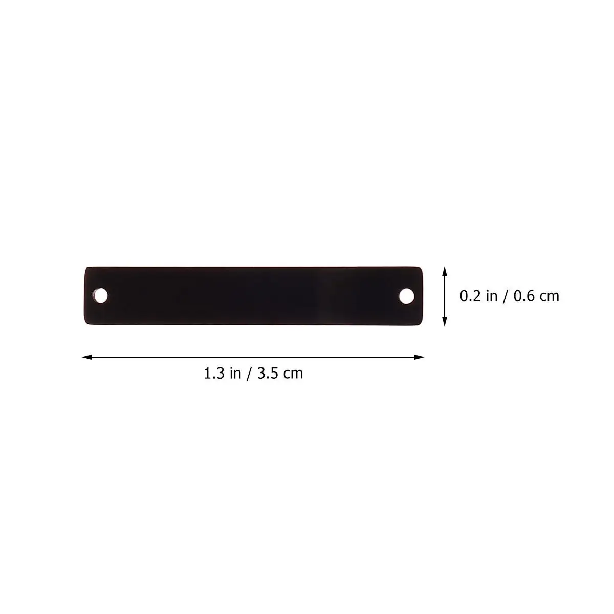 10 Pcs Rectangle Stainless Steel Pendants Double Holes Design for DIY Jewelry Making Metal Accessories Women Charm Bracelet
10 Pcs Rectangle Stainless Steel Pendants Double Holes Design for DIY Jewelry Making Metal Accessories Women Charm Bracelet