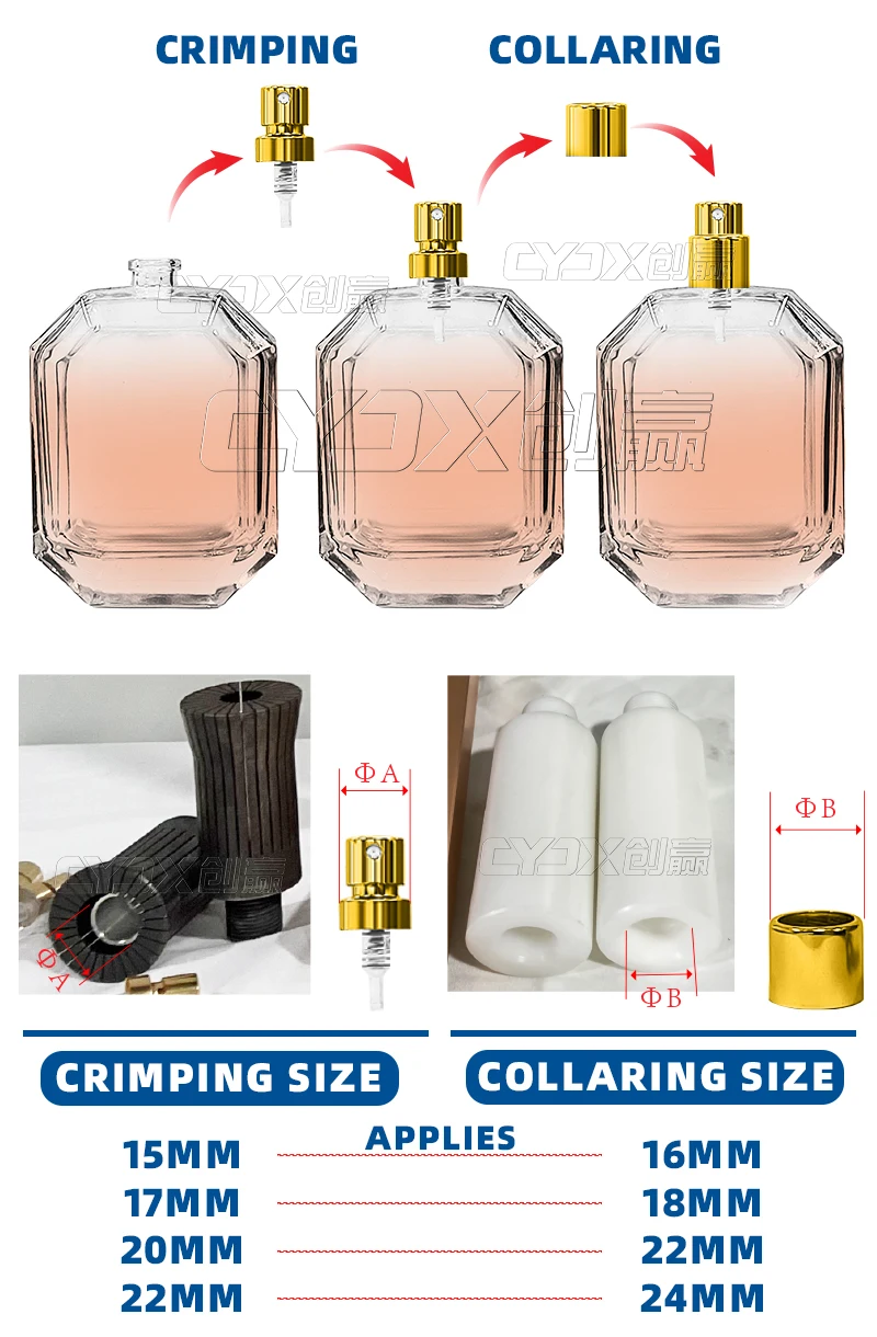 CYJX Semi Automatic Capping Machine For Sprayer Trigger Caps Desktop Capping Machines
CYJX Semi Automatic Capping Machine For Sprayer Trigger Caps Desktop Capping Machines