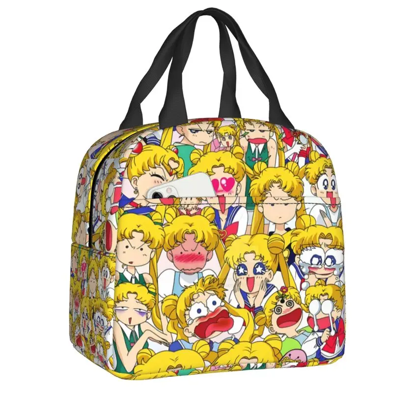 Индивидуальные термосумки для обедов с милым мультяшным дизайном S-Sailors Moons для школы и офиса, водонепроницаемые термоконтейнеры для бенто-боксов для женщин и мужчин
Индивидуальные термосумки для обедов с милым мультяшным дизайном S-Sailors Moons для школы и офиса, водонепроницаемые термоконтейнеры для бенто-боксов для женщин и мужчин