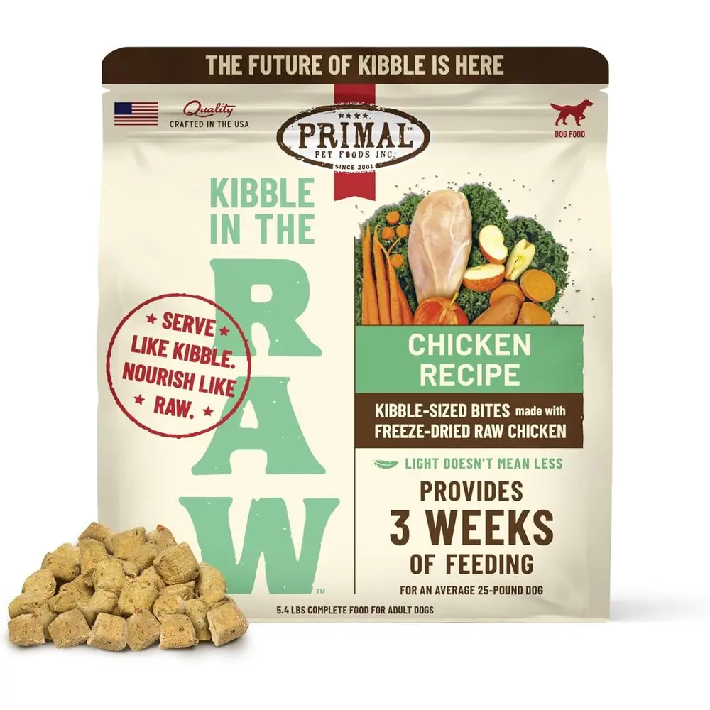 Primal Kibble in The , reeze Dried Dog ood, Chicken, Scoop & Serve, Made with Protein, Whole Ingredient Nutrition, Crated in The
Primal Kibble in The , reeze Dried Dog ood, Chicken, Scoop & Serve, Made with Protein, Whole Ingredient Nutrition, Crated in The