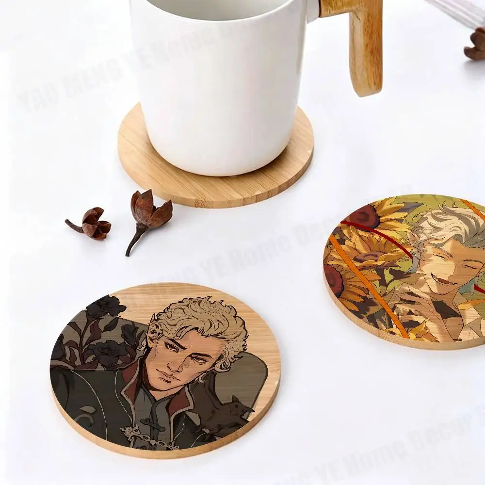 Hot A-Astarion Game BG3 Wood Coaster Mug Tea Coffee Cup Pad Heat Resistant Placemats Tableware Decoration
Hot A-Astarion Game BG3 Wood Coaster Mug Tea Coffee Cup Pad Heat Resistant Placemats Tableware Decoration
