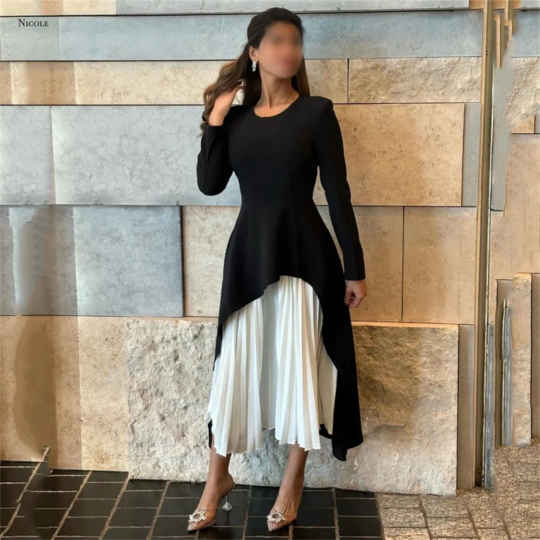 Nicole Evening Dresses for Women Wedding Party Dress Custom Made Elegant Prom Dresses 2025 Line A Round Collar Satin Cloth Woman
Nicole Evening Dresses for Women Wedding Party Dress Custom Made Elegant Prom Dresses 2025 Line A Round Collar Satin Cloth Woman