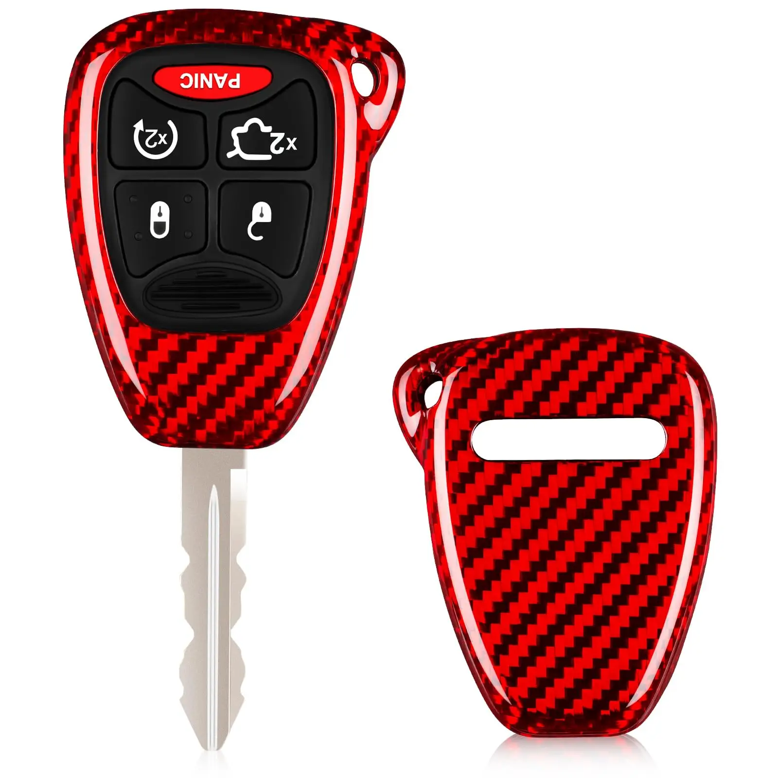 Carbon Fiber Car Key Cover For Jeep Dodge Chrysler 3 4 5 Button Remote Head Key Fob 2004-2018
Carbon Fiber Car Key Cover For Jeep Dodge Chrysler 3 4 5 Button Remote Head Key Fob 2004-2018