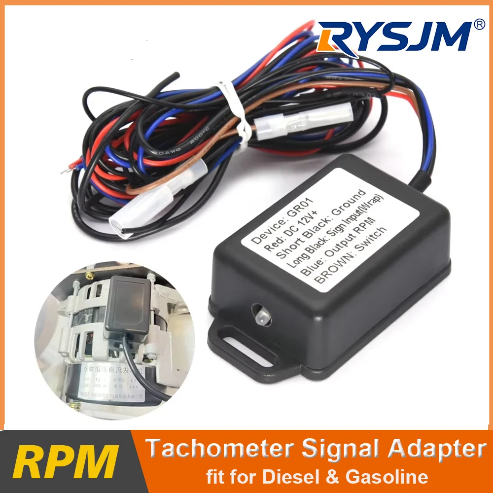 Universal Engine Speed rpm Sensor Fit Diesel Gasoline Tachometer Gauge RPM Signal Adapter
Universal Engine Speed rpm Sensor Fit Diesel Gasoline Tachometer Gauge RPM Signal Adapter