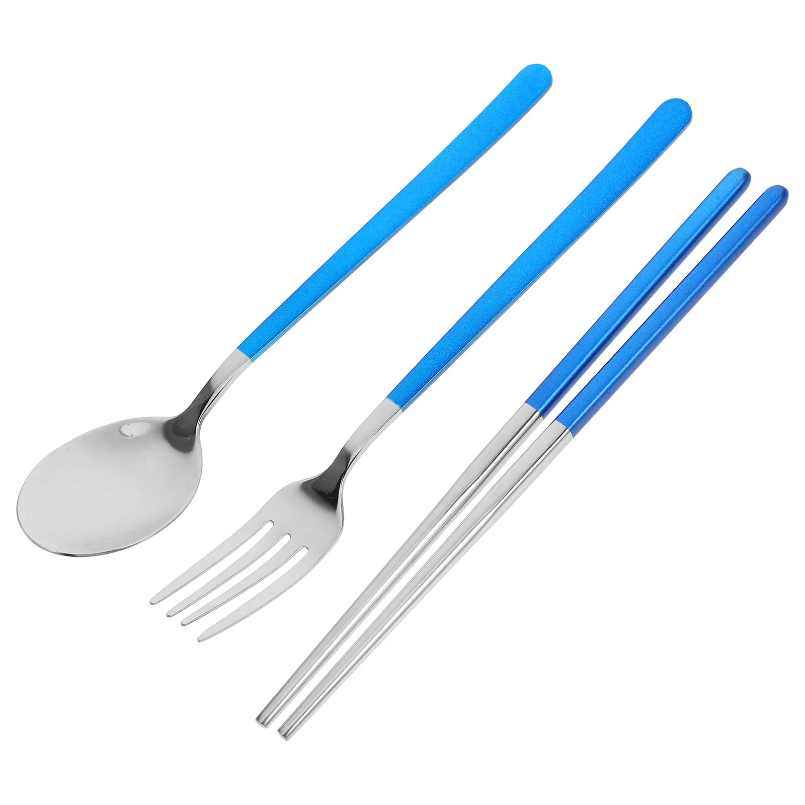 Portable Cutlery Set Stainless Steel Fork Spoon Chopsticks Long Spoons Eating Lunch Case Travel Camping Utensils Reusable
Portable Cutlery Set Stainless Steel Fork Spoon Chopsticks Long Spoons Eating Lunch Case Travel Camping Utensils Reusable