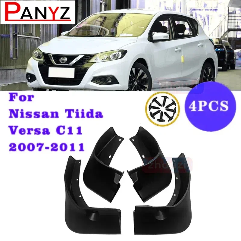 For Nissan Tiida Versa C11 2007-2011 Hatchback Front Rear Mud Flaps Fender Splash Guard Mud Flap Mud Flaps 4PCS
For Nissan Tiida Versa C11 2007-2011 Hatchback Front Rear Mud Flaps Fender Splash Guard Mud Flap Mud Flaps 4PCS