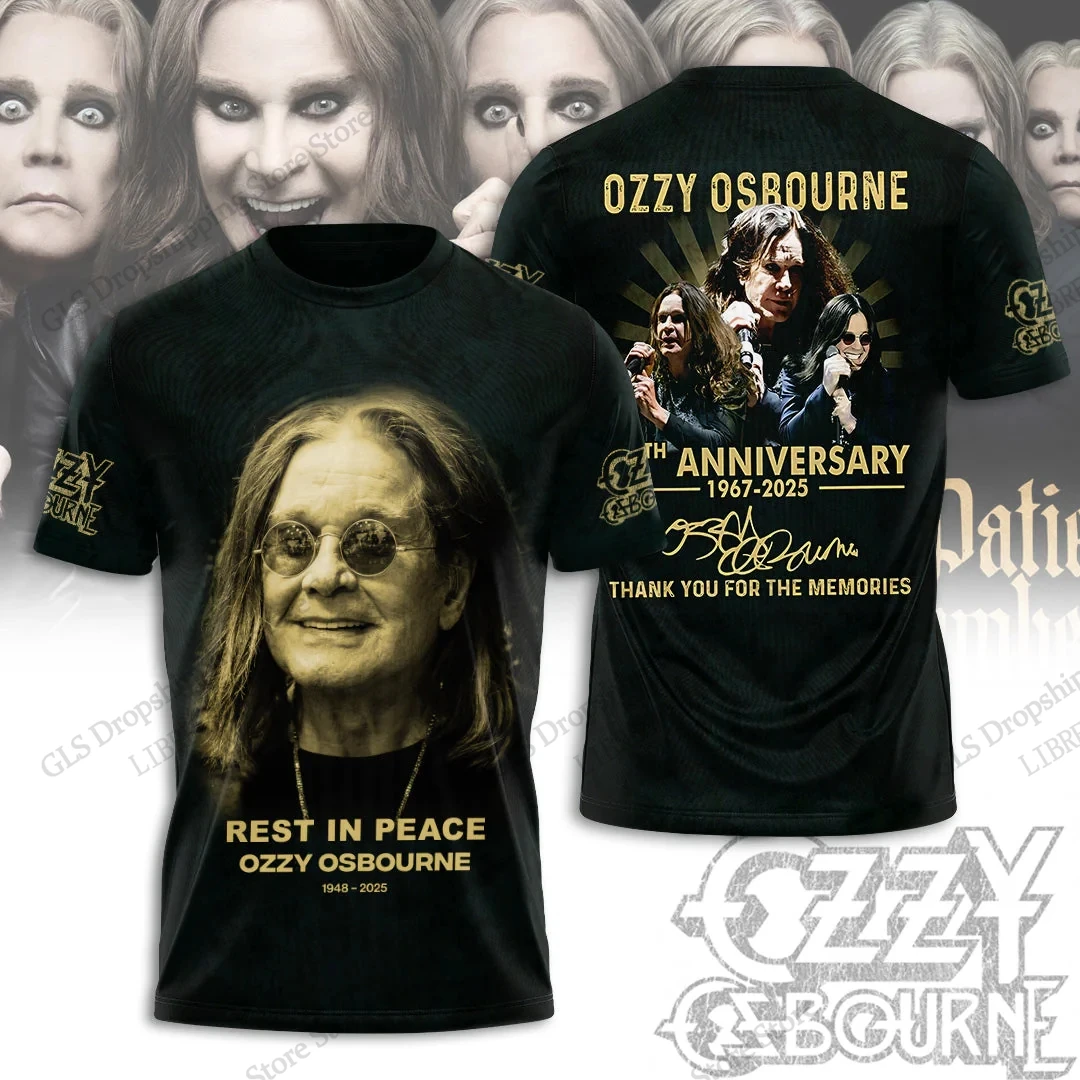 Men T-shirt Rock Band Ozzy Osbourne 3d Print T shirt Tops Womens Large size Tops Tees Summer Tshirt Kids Clothes Album 2025 New
Men T-shirt Rock Band Ozzy Osbourne 3d Print T shirt Tops Womens Large size Tops Tees Summer Tshirt Kids Clothes Album 2025 New