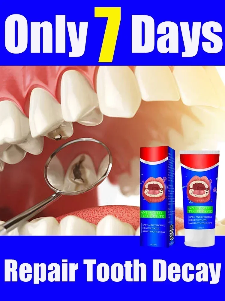 Anti Decay Toothpaste Teeth Whitening Anti-Cavity Bad Breath Repair Tooth Decay Remove Plaque Toothache Relieve Periodontitis
Anti Decay Toothpaste Teeth Whitening Anti-Cavity Bad Breath Repair Tooth Decay Remove Plaque Toothache Relieve Periodontitis