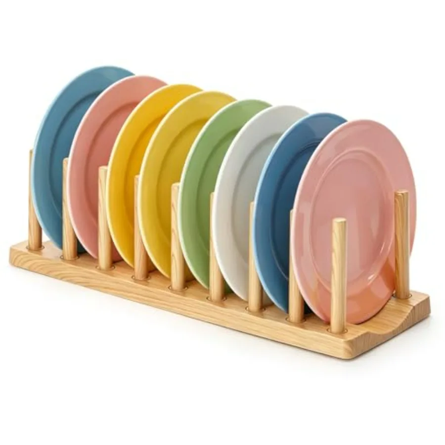 Pot Lid Organizer, Sturdy Plastic Pan Lid Organizer Rack, 8 Adjustable Compartments - For Cabinet and Countertop, Pot Lids, Pan
Pot Lid Organizer, Sturdy Plastic Pan Lid Organizer Rack, 8 Adjustable Compartments - For Cabinet and Countertop, Pot Lids, Pan