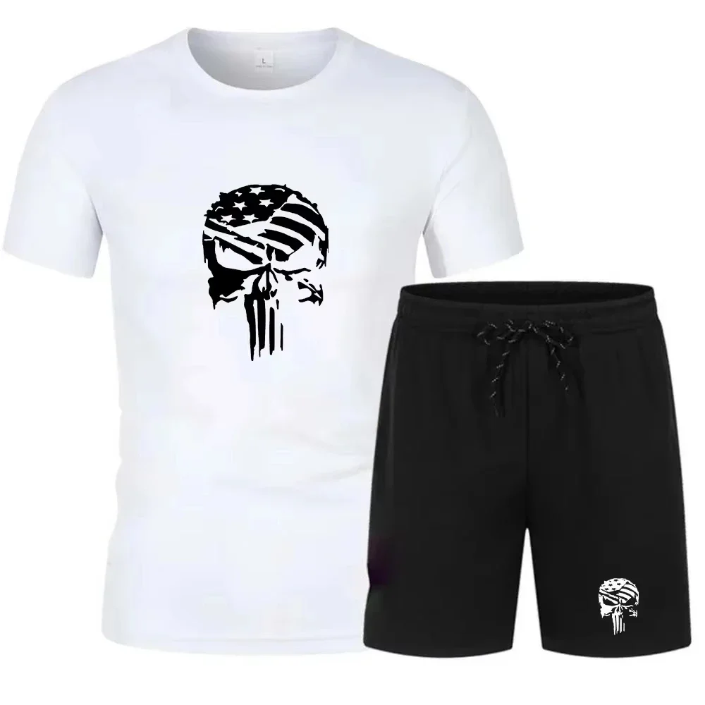 Men's short-sleeved set, summer fashion two-piece set, sportswear, quick-drying casual and comfortable T-shirt and shorts set, m
Men's short-sleeved set, summer fashion two-piece set, sportswear, quick-drying casual and comfortable T-shirt and shorts set, m