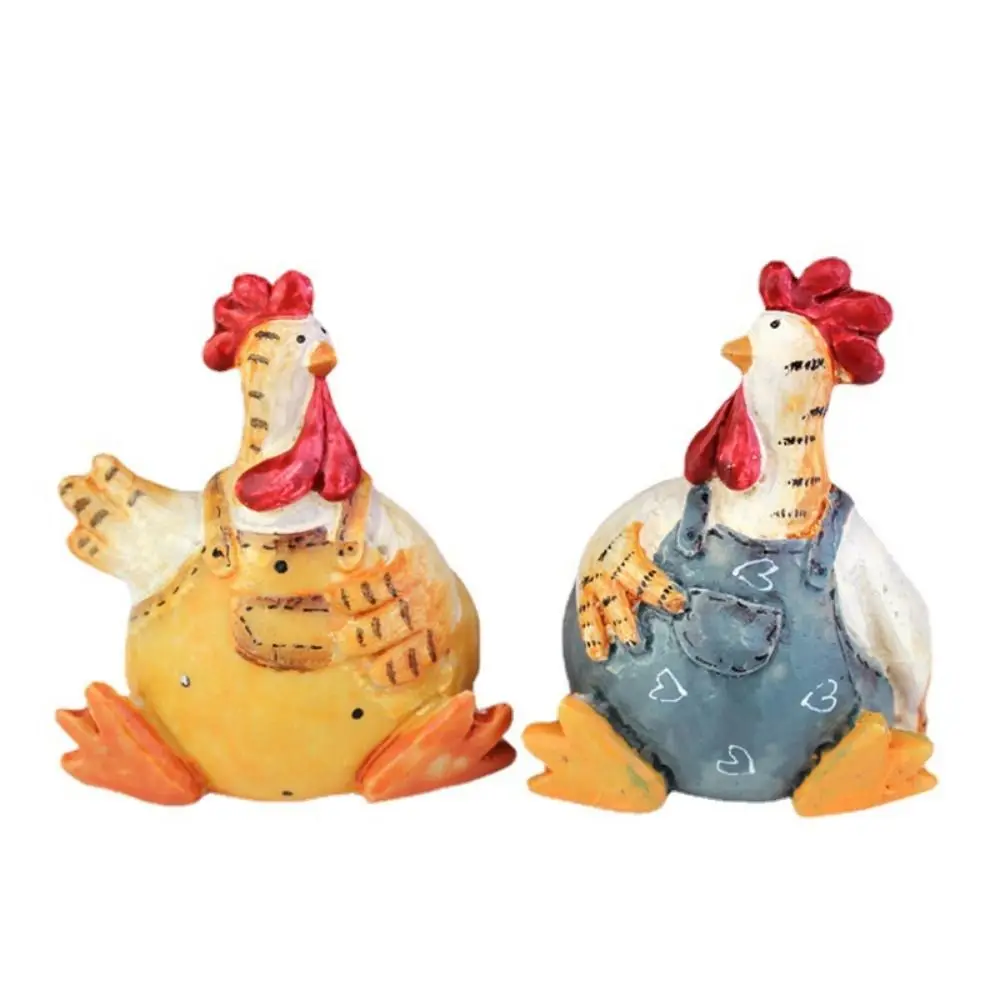 Cute Couple Chicken Figurines Resin Artifact Miniature Decorative Easter Decorations Craft Cartoon Chicken Statue Set Farmhouse
Cute Couple Chicken Figurines Resin Artifact Miniature Decorative Easter Decorations Craft Cartoon Chicken Statue Set Farmhouse