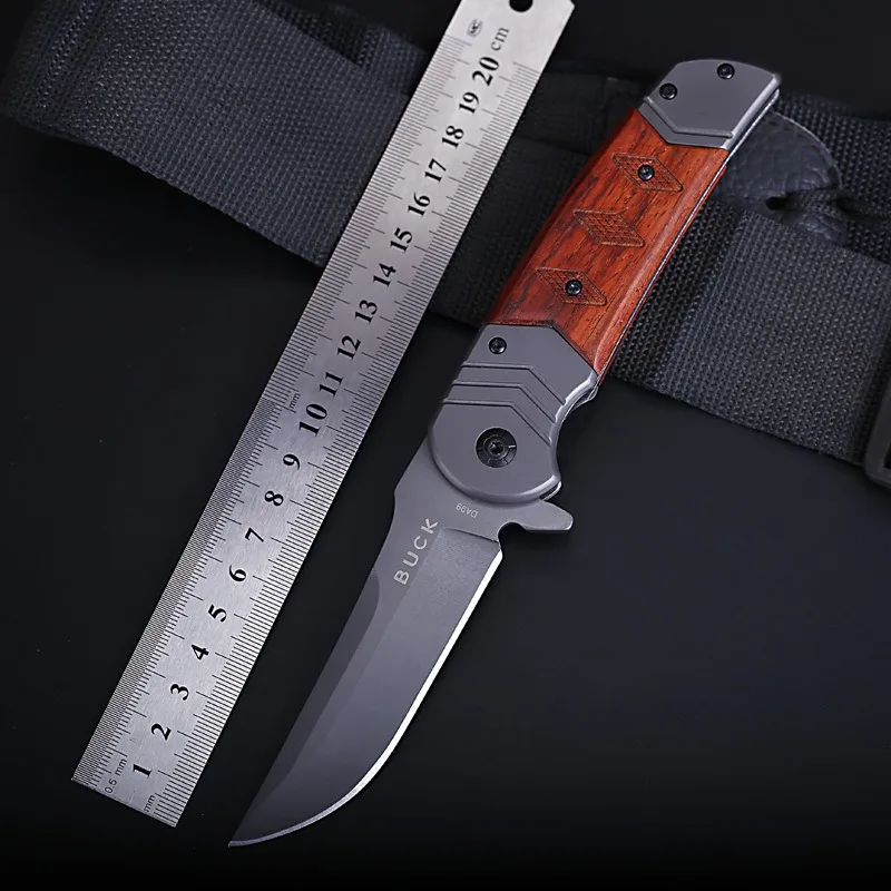 Folding knife Wear resistant Wooden handle High hardness Wilderness exploration Self Defense Survival and rescue Cutting knife
Folding knife Wear resistant Wooden handle High hardness Wilderness exploration Self Defense Survival and rescue Cutting knife