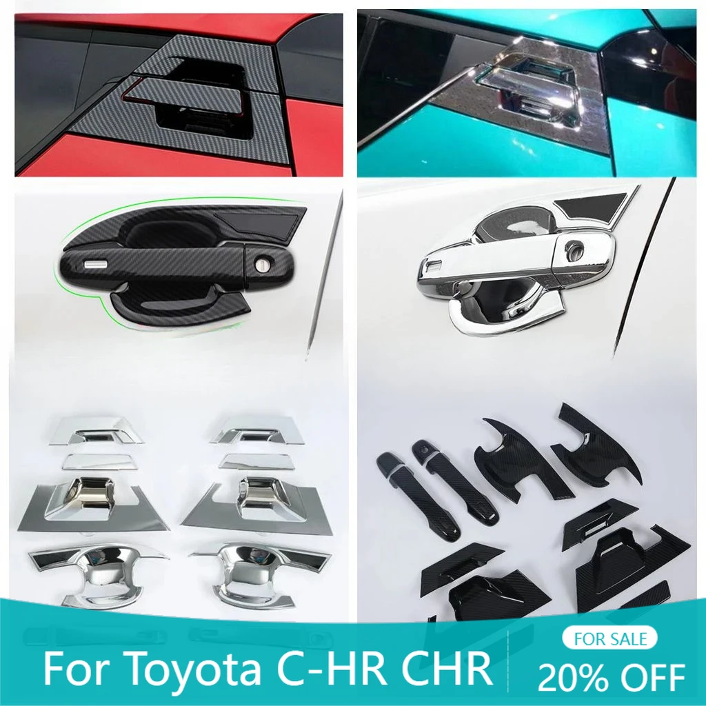 Car Accessories Door Handle Bowl Catch Protection Decoration Cover Trim Carbon Fiber Exterior For Toyota C-HR CHR 2016 - 2021
Car Accessories Door Handle Bowl Catch Protection Decoration Cover Trim Carbon Fiber Exterior For Toyota C-HR CHR 2016 - 2021