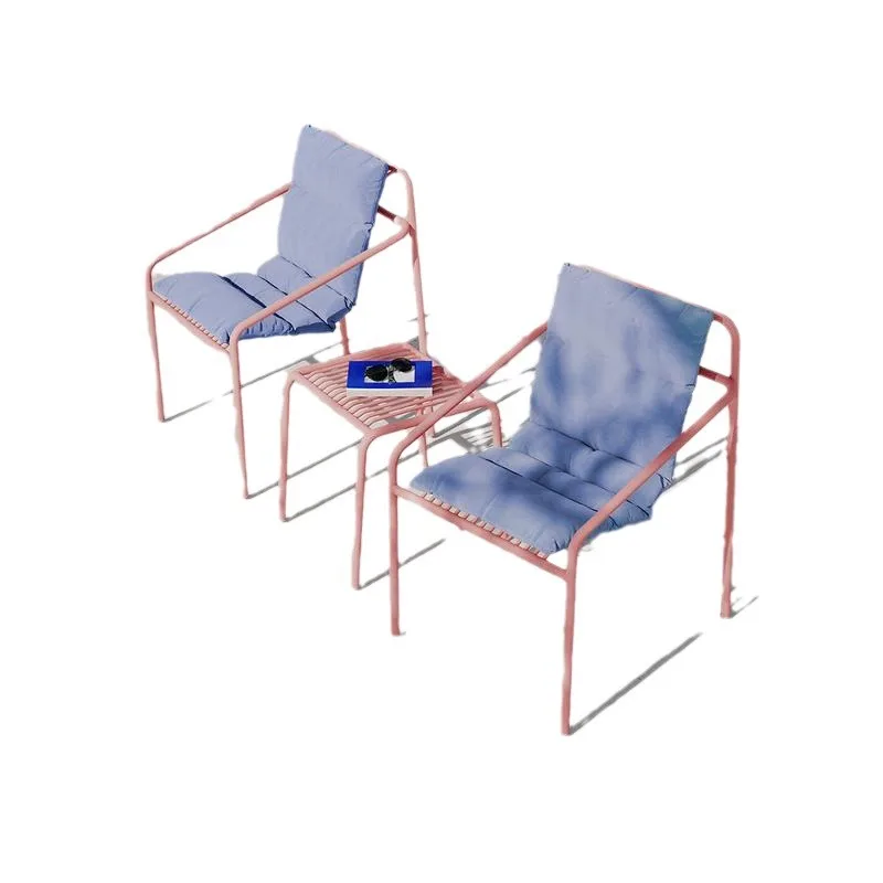 Outdoor balcony courtyard colorful outdoor tables and chairs cafe simple chairs
Outdoor balcony courtyard colorful outdoor tables and chairs cafe simple chairs