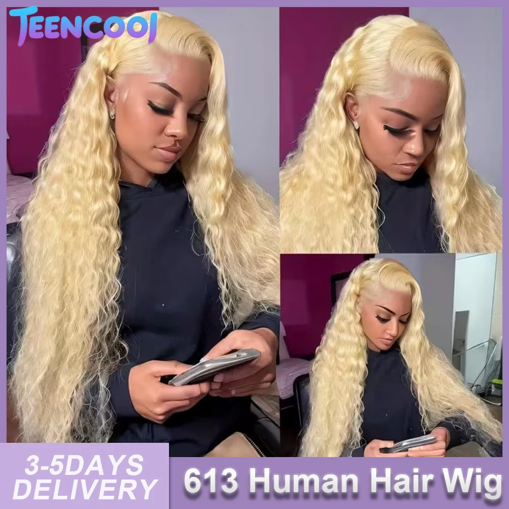 180% Density Blonde Deep Wave 613 Human Hair Wigs 30 32 34 36 38 Inch Brazilian Water Wave Curly Wigs 13X6 13x4 Hd Transparent Lace Frontal Wig For Women
180% Density Blonde Deep Wave 613 Human Hair Wigs 30 32 34 36 38 Inch Brazilian Water Wave Curly Wigs 13X6 13x4 Hd Transparent Lace Frontal Wig For Women