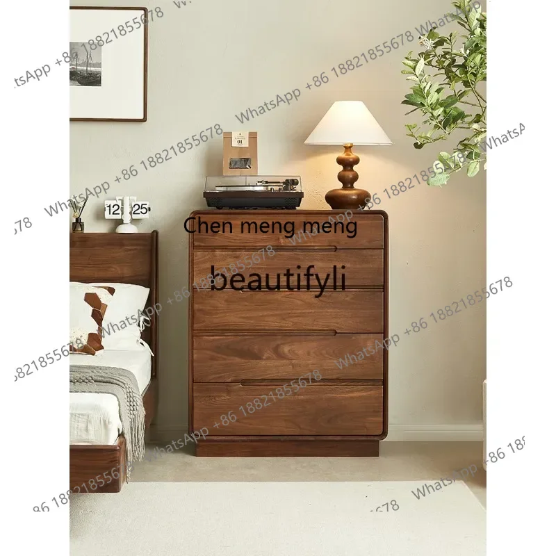 182Q North American black walnut chest of drawers, living room simple vertical cabinet, solid wood bedroom wall storage cabinet
182Q North American black walnut chest of drawers, living room simple vertical cabinet, solid wood bedroom wall storage cabinet