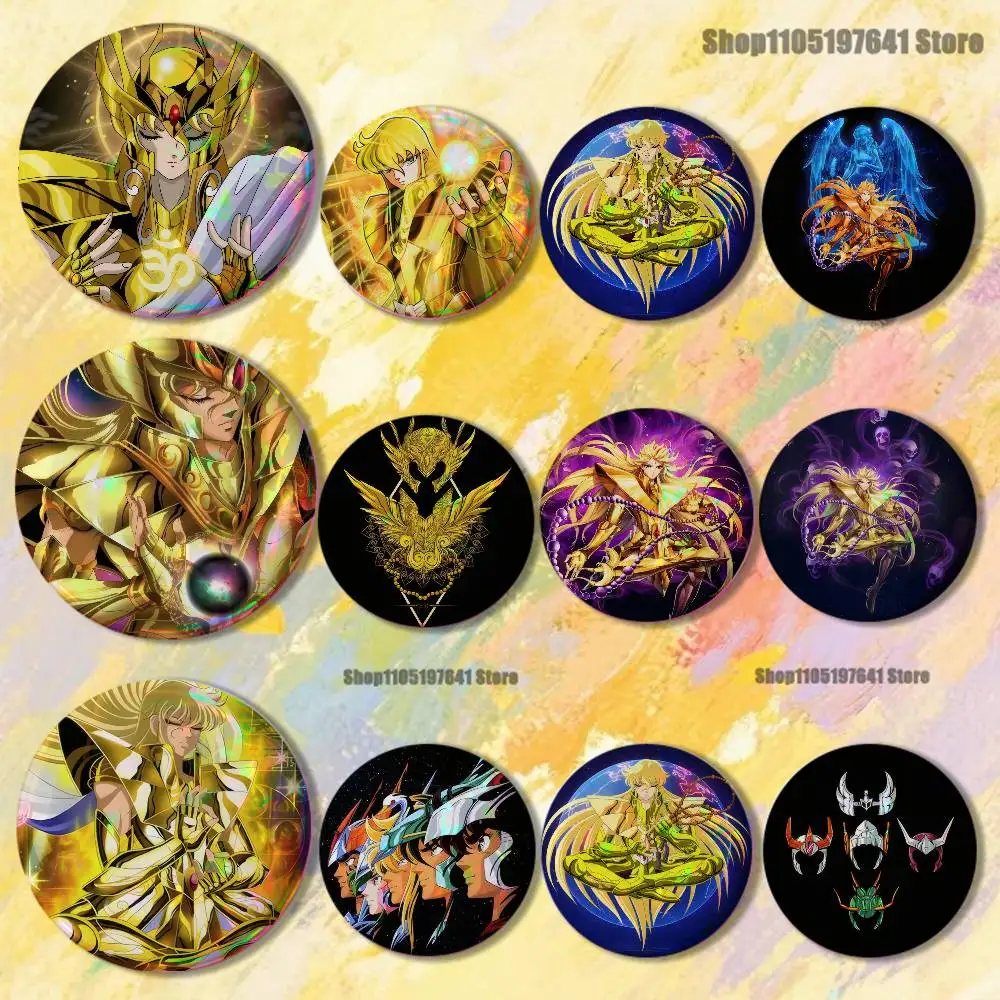 Saint Seiya Virgo Shaka Badges Button Round Creative Pin Brooch Badge Bag Decor Accessories Fans Collect Friends Gifts
Saint Seiya Virgo Shaka Badges Button Round Creative Pin Brooch Badge Bag Decor Accessories Fans Collect Friends Gifts