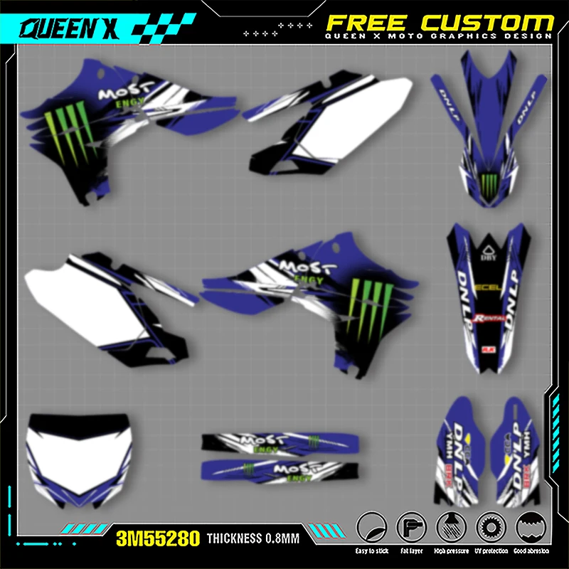 Мотоциклетные графические наклейки QUEEN X MOTO для YAMAHA YZF450 2010 2011 2012 2013, наклейки на мотоцикл 008
Мотоциклетные графические наклейки QUEEN X MOTO для YAMAHA YZF450 2010 2011 2012 2013, наклейки на мотоцикл 008