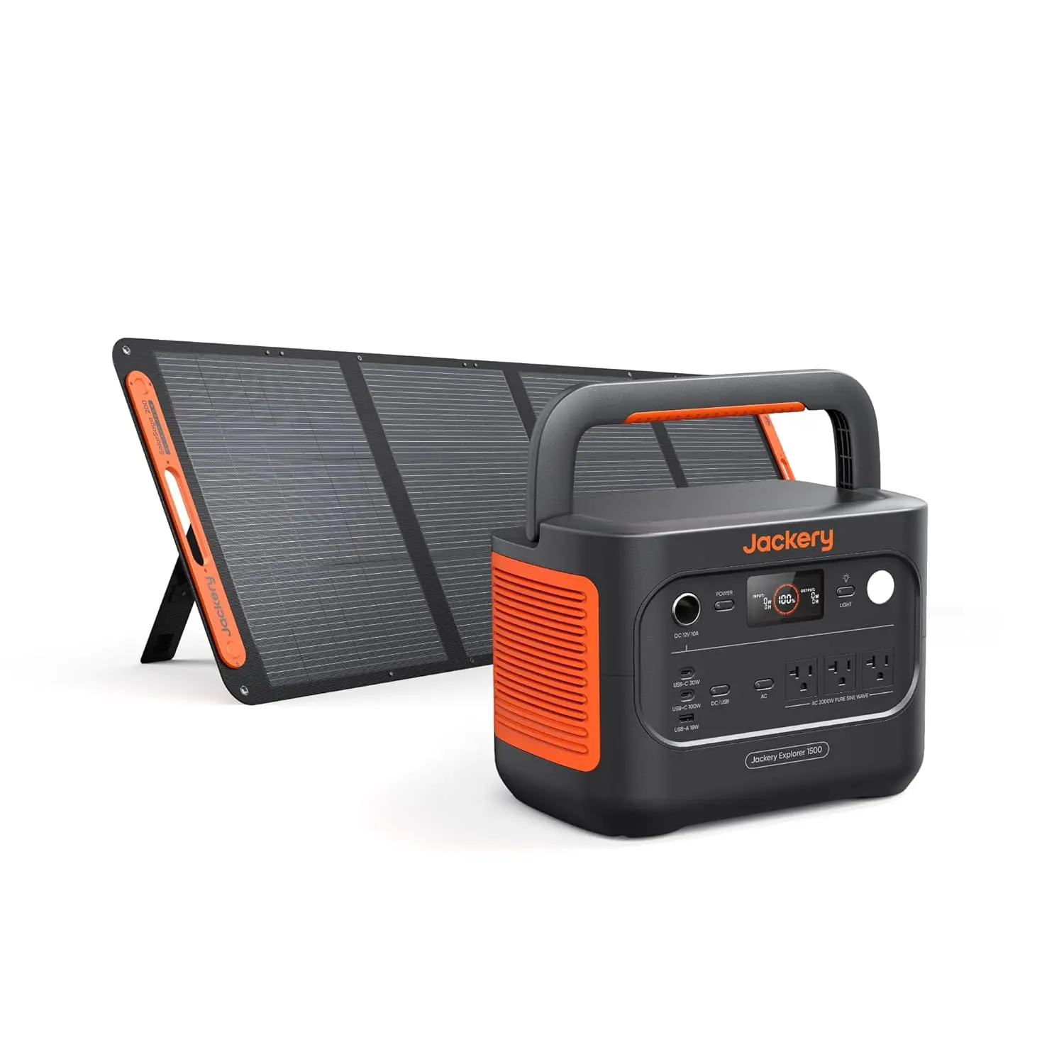 1500 v2 Solar Generator, 1536Wh LiFePO4 Power Station with 200W Solar Panel, 2000W Output (4000W Peak), 1 H, Custom
1500 v2 Solar Generator, 1536Wh LiFePO4 Power Station with 200W Solar Panel, 2000W Output (4000W Peak), 1 H, Custom