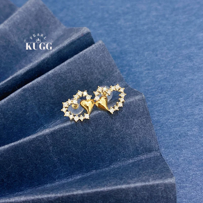 KUGG серьги из 100% белого/желтого золота 18 карат, романтические серьги-гвоздики с сердечками и сахапом из настоящего натурального бриллианта для женщин, подарок на день рождения
KUGG серьги из 100% белого/желтого золота 18 карат, романтические серьги-гвоздики с сердечками и сахапом из настоящего натурального бриллианта для женщин, подарок на день рождения