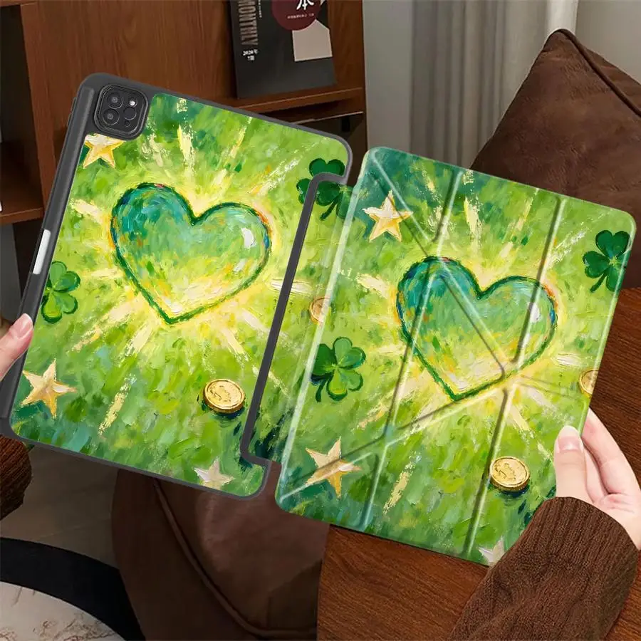 Tablet Case For iPad Air 4 5 M3 M2 M4 11inch Pro 11th 10th 9th 8th 7th 12.9inch Mini 6 7 Pro 2025 Holder Cover Green Heart Art
Tablet Case For iPad Air 4 5 M3 M2 M4 11inch Pro 11th 10th 9th 8th 7th 12.9inch Mini 6 7 Pro 2025 Holder Cover Green Heart Art