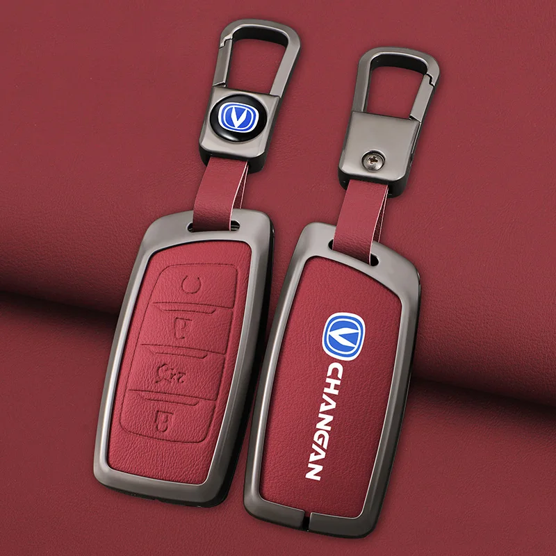 Zinc Alloy Leather Car Remote Key Case Cover Shell Fob for Changan Hunter F70 CS35 CS75 PLUS CS85 COUPE CS95 Protector Keychain
Zinc Alloy Leather Car Remote Key Case Cover Shell Fob for Changan Hunter F70 CS35 CS75 PLUS CS85 COUPE CS95 Protector Keychain