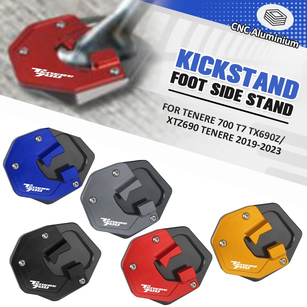 For Yamaha Tenere 700 T7 TX690Z/XTZ690 2019 2020 2021 2022 2023 2024 2025 Kickstand Extension Plate Foot Side Stand Enlarge Pad
For Yamaha Tenere 700 T7 TX690Z/XTZ690 2019 2020 2021 2022 2023 2024 2025 Kickstand Extension Plate Foot Side Stand Enlarge Pad