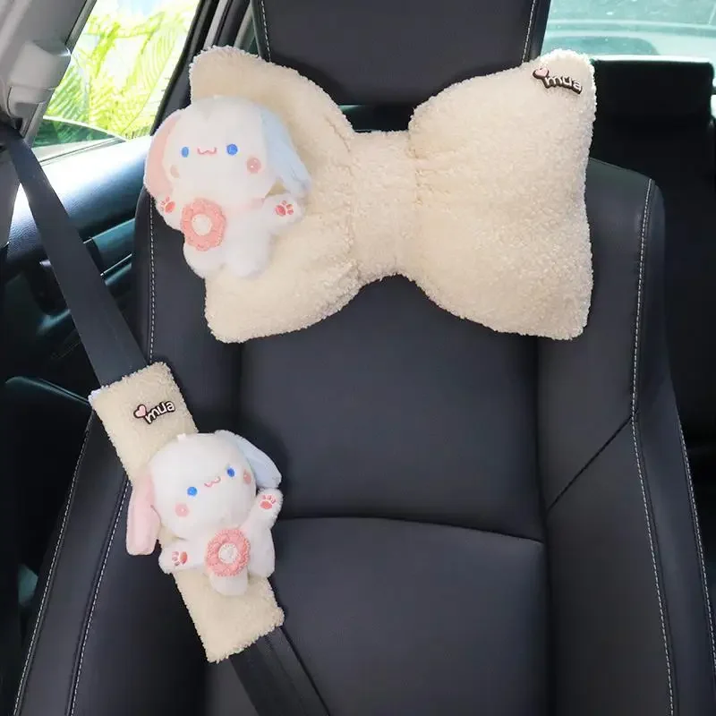 Cartoon Car Bow Seat Belt Shoulder Strap Car Lamb Wool Tissue Box Car Interior Accessories Car Seat Neck Pillow New Car Gifts
Cartoon Car Bow Seat Belt Shoulder Strap Car Lamb Wool Tissue Box Car Interior Accessories Car Seat Neck Pillow New Car Gifts