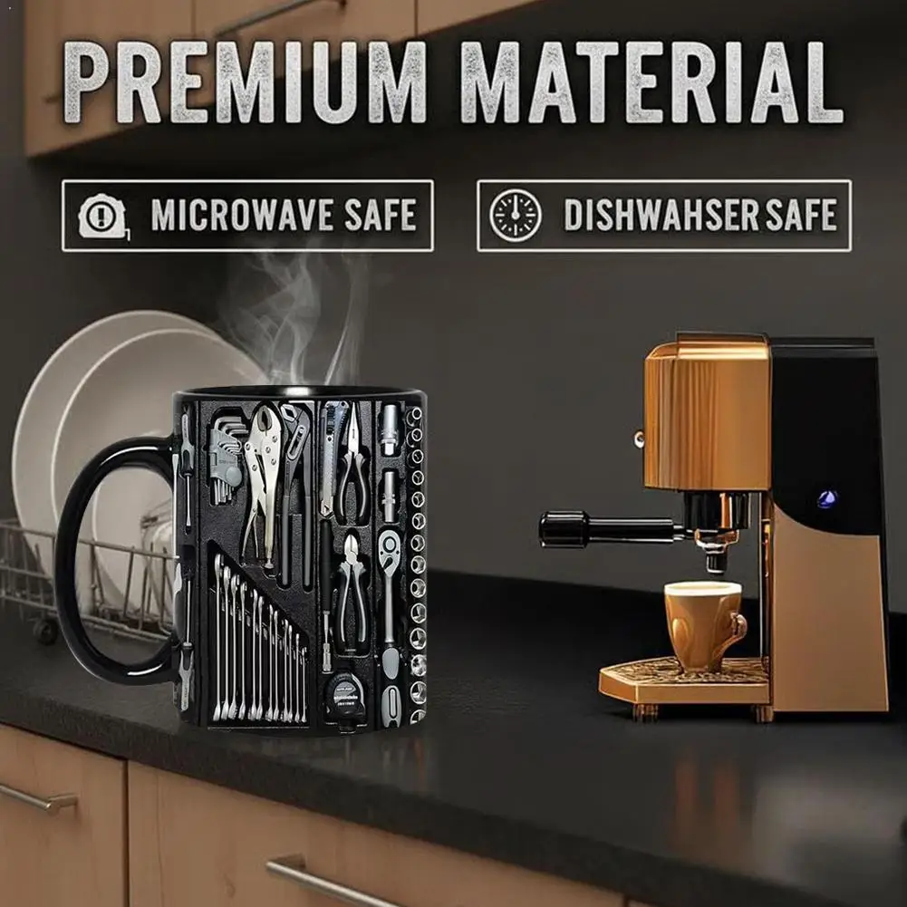 Funny 325ml Coffee Mug Toolbox Design Ceramic Sturdy Mechanic Mug Wrench Pattern Mechanic Water Cup Auto/Car Mechanic Gift 2026
Funny 325ml Coffee Mug Toolbox Design Ceramic Sturdy Mechanic Mug Wrench Pattern Mechanic Water Cup Auto/Car Mechanic Gift 2026