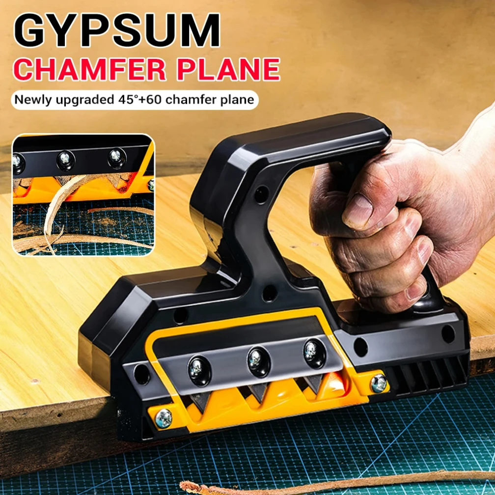 Gypsum Board V-shaped Chamfering Machine Drywall 45°/60° Manual Quick Cutting Planer Woodworking Ceiling Decoration Edge Chamfer
Gypsum Board V-shaped Chamfering Machine Drywall 45°/60° Manual Quick Cutting Planer Woodworking Ceiling Decoration Edge Chamfer