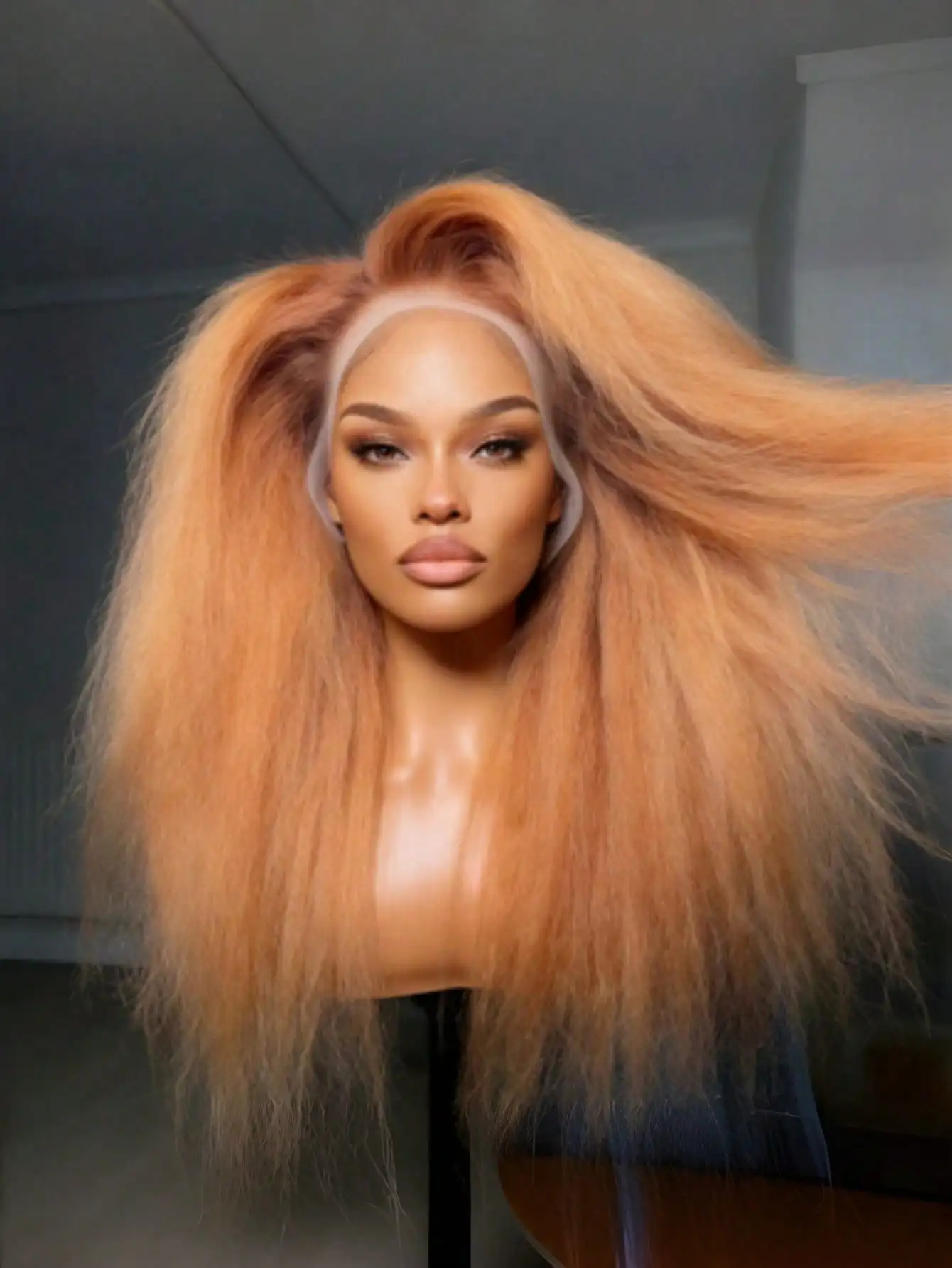 13×4 HD Transparen Kinky Straight Ombre Honey Blonde 200% Yaki Straight Lace Frontal Wigs Human Hair 4/27 Pre Plucked for Women
13×4 HD Transparen Kinky Straight Ombre Honey Blonde 200% Yaki Straight Lace Frontal Wigs Human Hair 4/27 Pre Plucked for Women