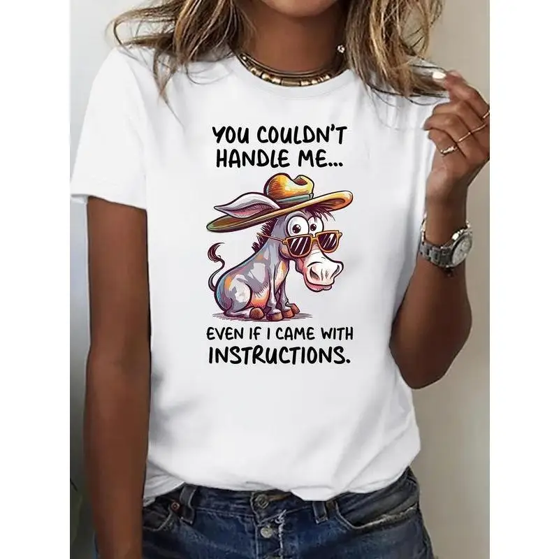 "You Couldn't Handle Me" Funny Donkey T-Shirt, Sassy Quote Graphic Tee, Cool Slogan Top for Women, Casual Streetwear
"You Couldn't Handle Me" Funny Donkey T-Shirt, Sassy Quote Graphic Tee, Cool Slogan Top for Women, Casual Streetwear