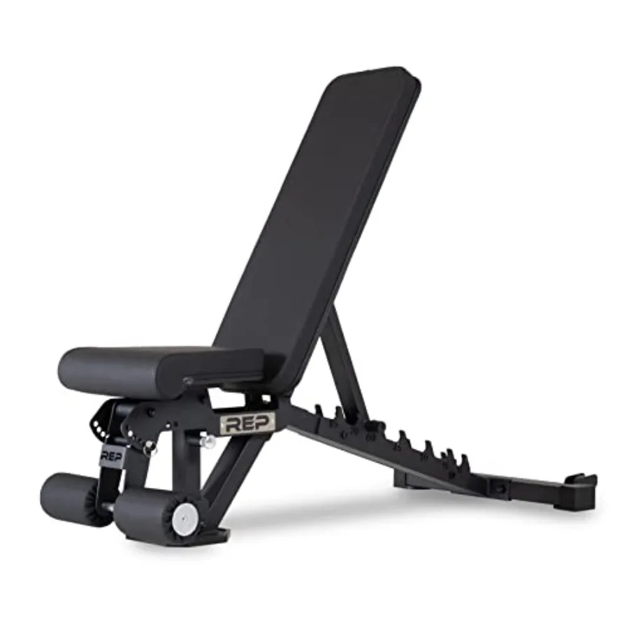 Fitness Adjustable Bench AB-3000 FID Flat/Incline/Decline Steel Frame, Black Smooth Height Angle Adjustment
Fitness Adjustable Bench AB-3000 FID Flat/Incline/Decline Steel Frame, Black Smooth Height Angle Adjustment