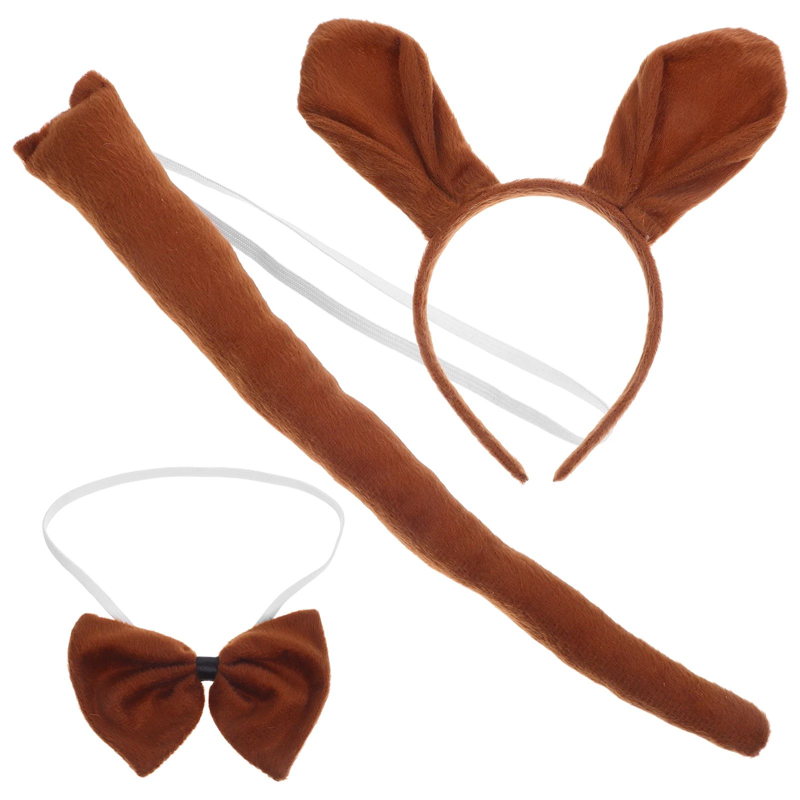 3 Pcs Kangaroo Headb Bowtie Tail Kit Kids Animal Costume Set Durable Stretchy Fun Cartoon Perfect for Parties Dancing
3 Pcs Kangaroo Headb Bowtie Tail Kit Kids Animal Costume Set Durable Stretchy Fun Cartoon Perfect for Parties Dancing