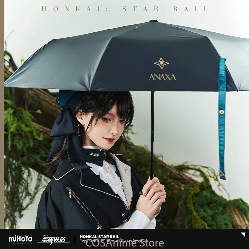 Официальный зонт Anaxagoras MIHOYO Game Honkai Star Rail, серия Impression с тематикой Анаксы, складной зонт для косплея, подарок на Хэллоуин
Официальный зонт Anaxagoras MIHOYO Game Honkai Star Rail, серия Impression с тематикой Анаксы, складной зонт для косплея, подарок на Хэллоуин