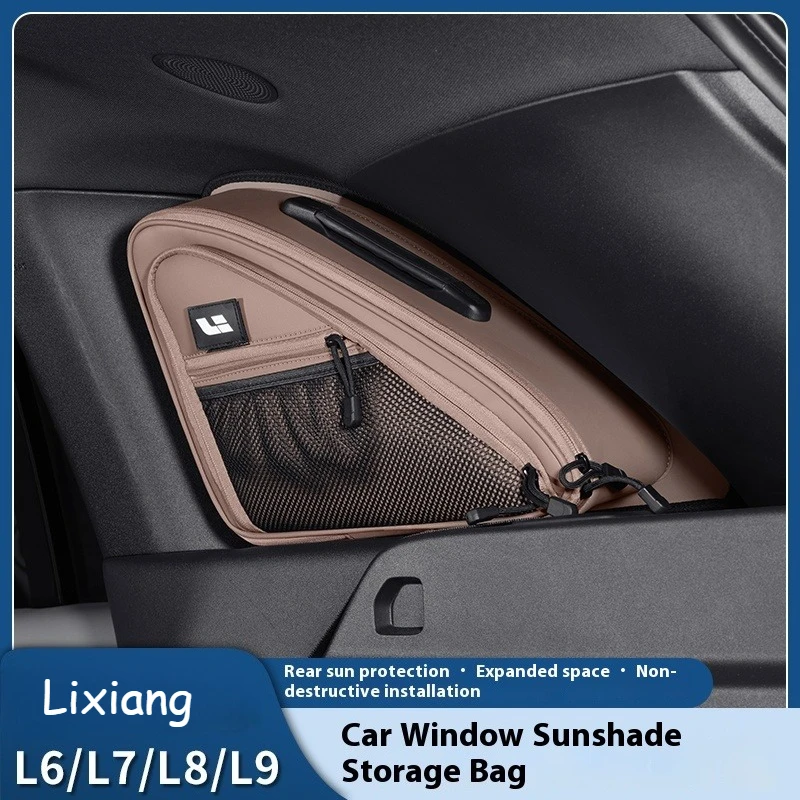 Fit For Li L6 L7 L8 L9 LIXIANG Triangle Window Storage Bag Car Window Placement Pouch Multi Function Sun Protection Modification
Fit For Li L6 L7 L8 L9 LIXIANG Triangle Window Storage Bag Car Window Placement Pouch Multi Function Sun Protection Modification